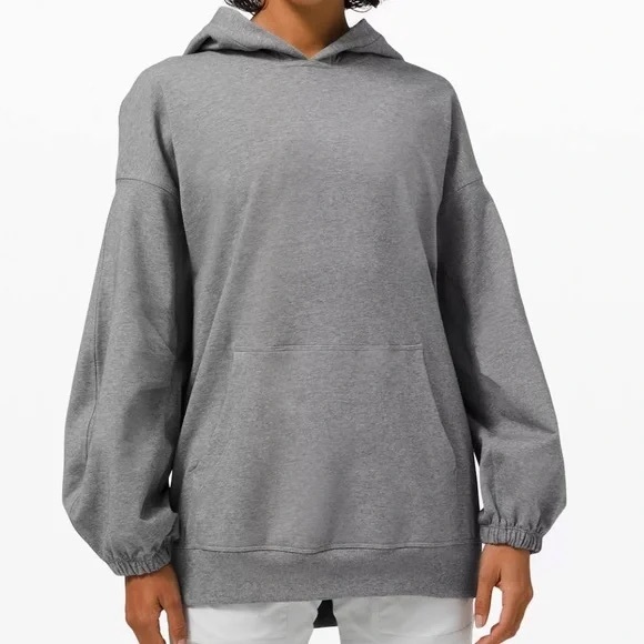 Lululemon LA Oversized Hoodie Grey - Picture 2 of 4